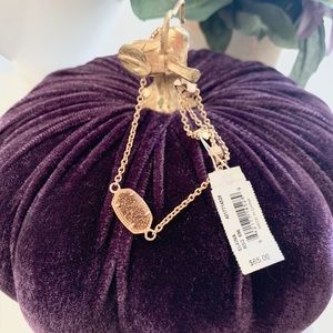 Rose Gold Drusy Kendra Scott Bracelet NWT